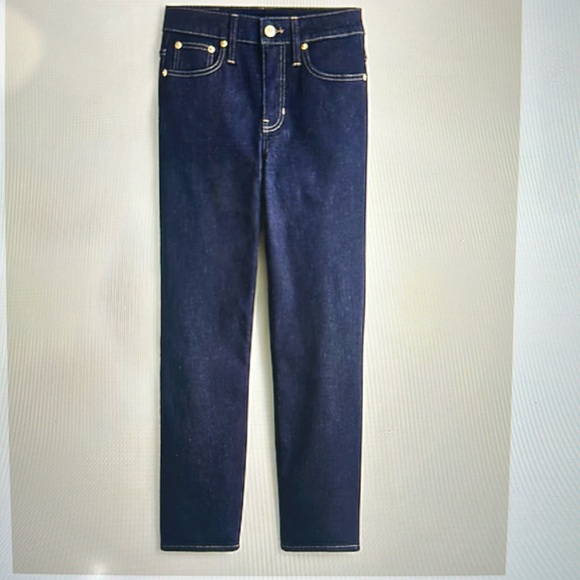 Women's J-crew curvy high rise slim jean super stretch size 28